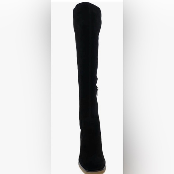 Vince Camuto Elegant Black Over the Knee Boots - Picture 2 of 9